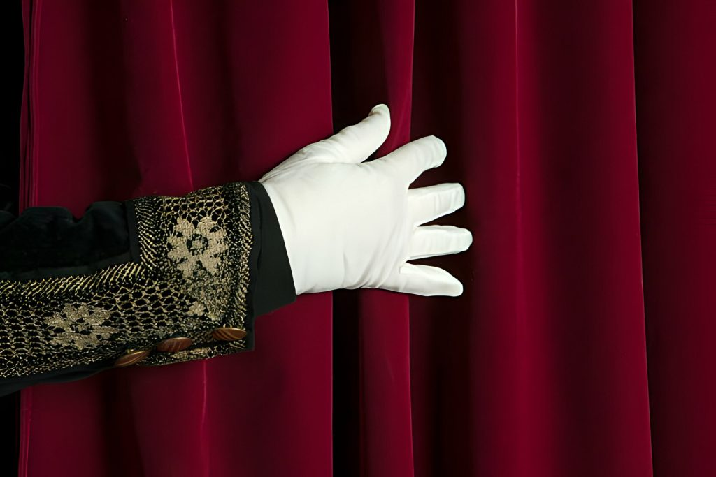 opera white gloves